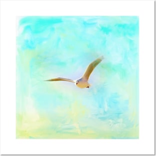 Tranquil Shores - Gull Posters and Art